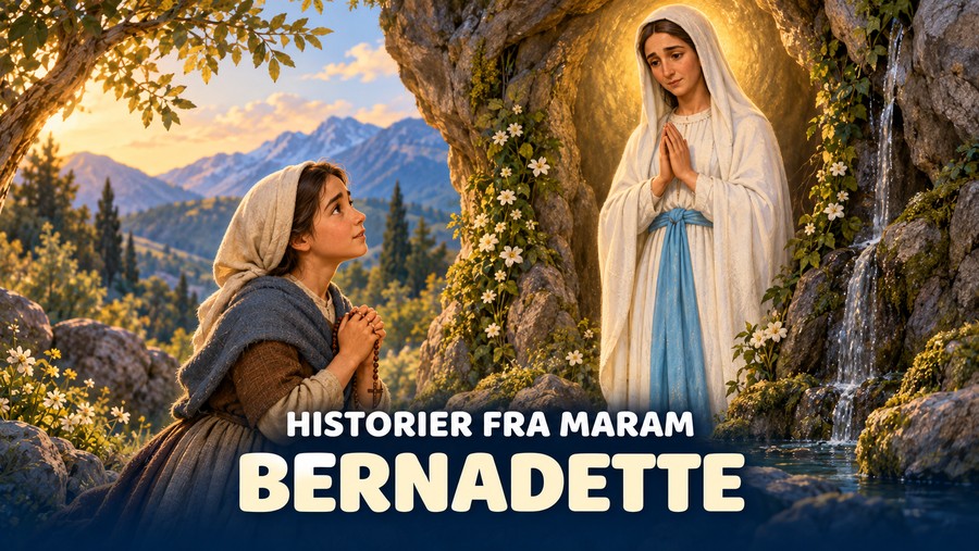 Vår Frue av Lourdes og den modige Bernadette