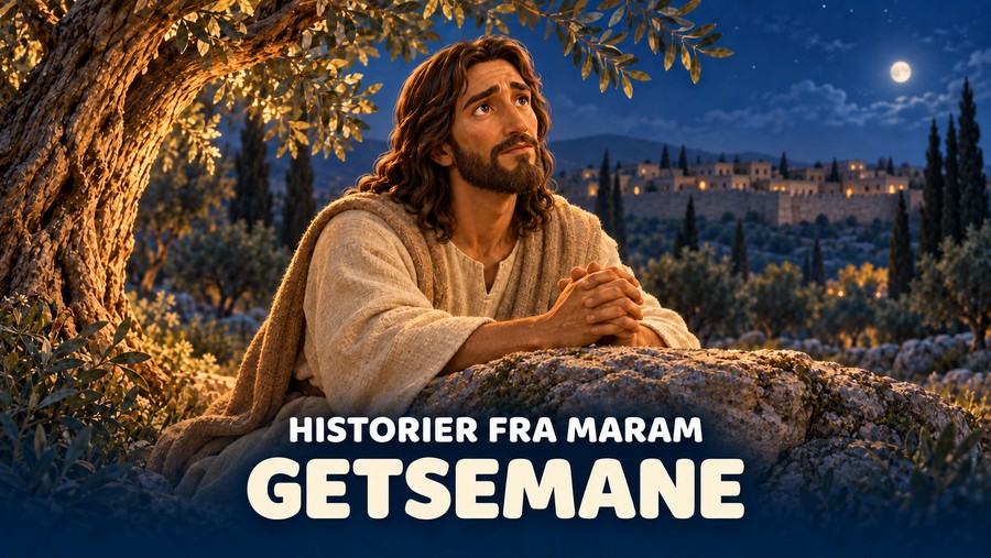 Smertens mysterier 1 – sammen med Jesus i Getsemane-hagen