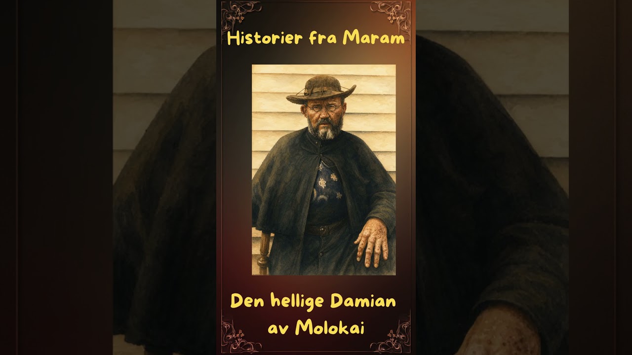 Illustrasjon fra episoden Den hellige Damian av Molokai – de spedalskes apostel.
