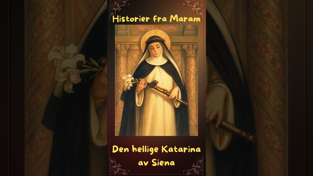 Illustrasjon fra episoden Den hellige Katarina av Siena.