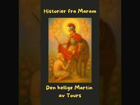 Illustrasjon fra episoden Den hellige Martin av Tours.